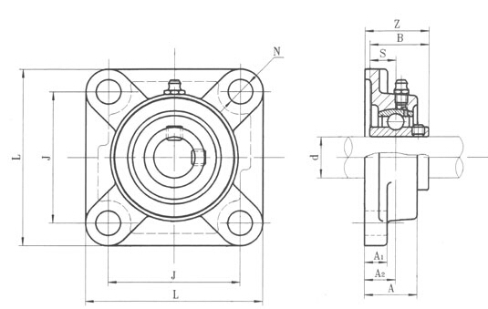 kích thước gối đỡ UCF UC F F204 F205 F206 F207 F208 F209 F210 F211 F212 F213 F214 F215 F216 F217 F218 F219